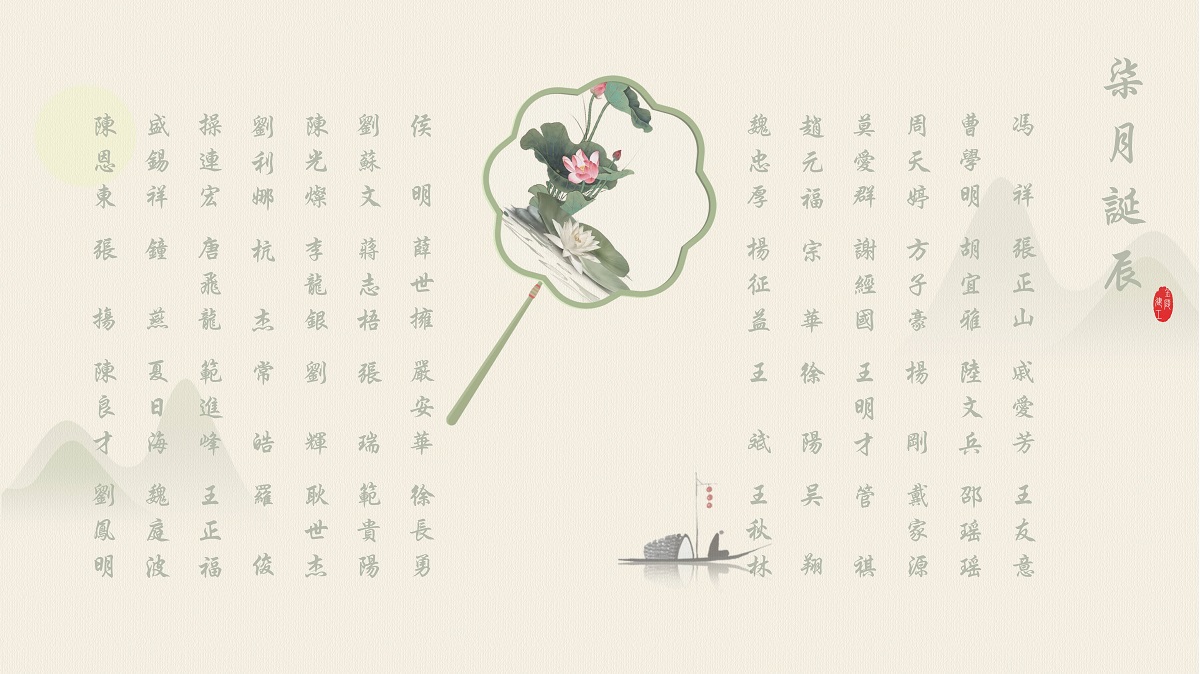 【生日祝福】恭祝7月生日的員工生日快樂！